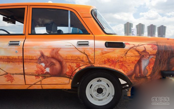 车体彩绘艺术 绝对给力